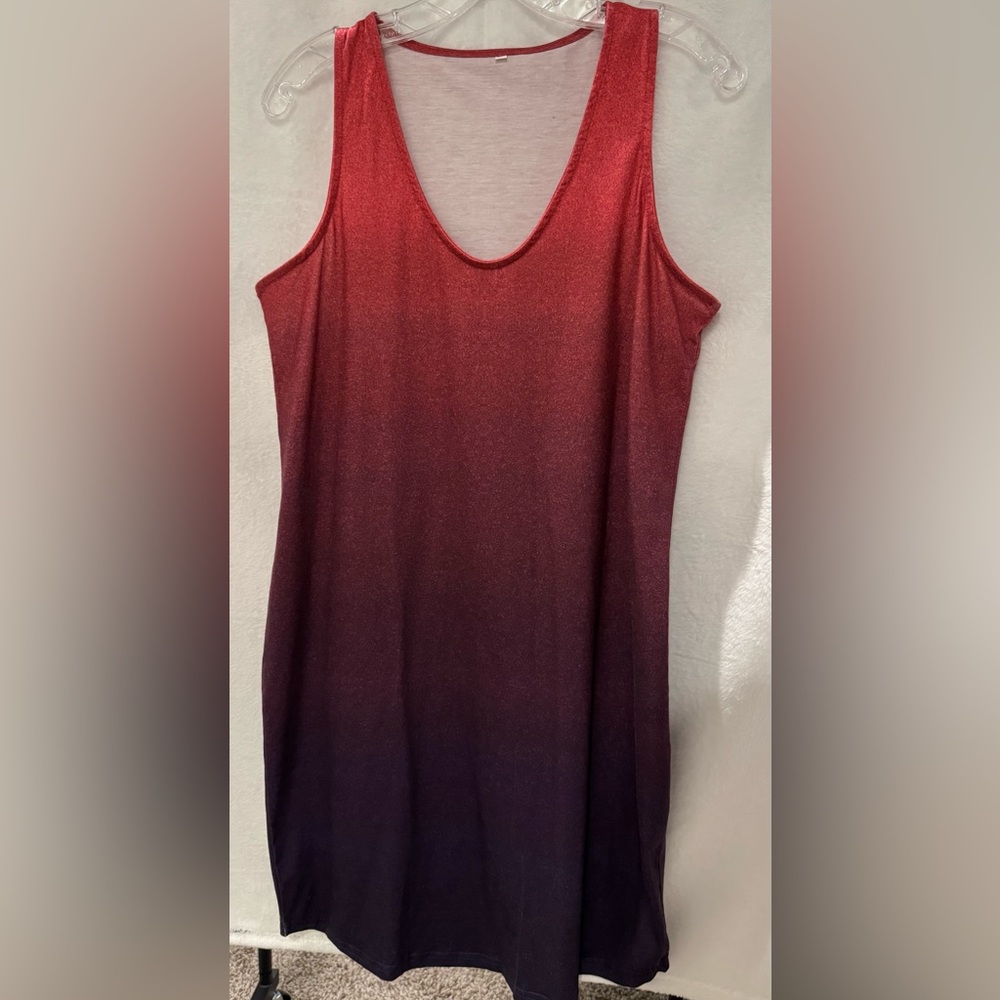 Sleeveless Ombre dress